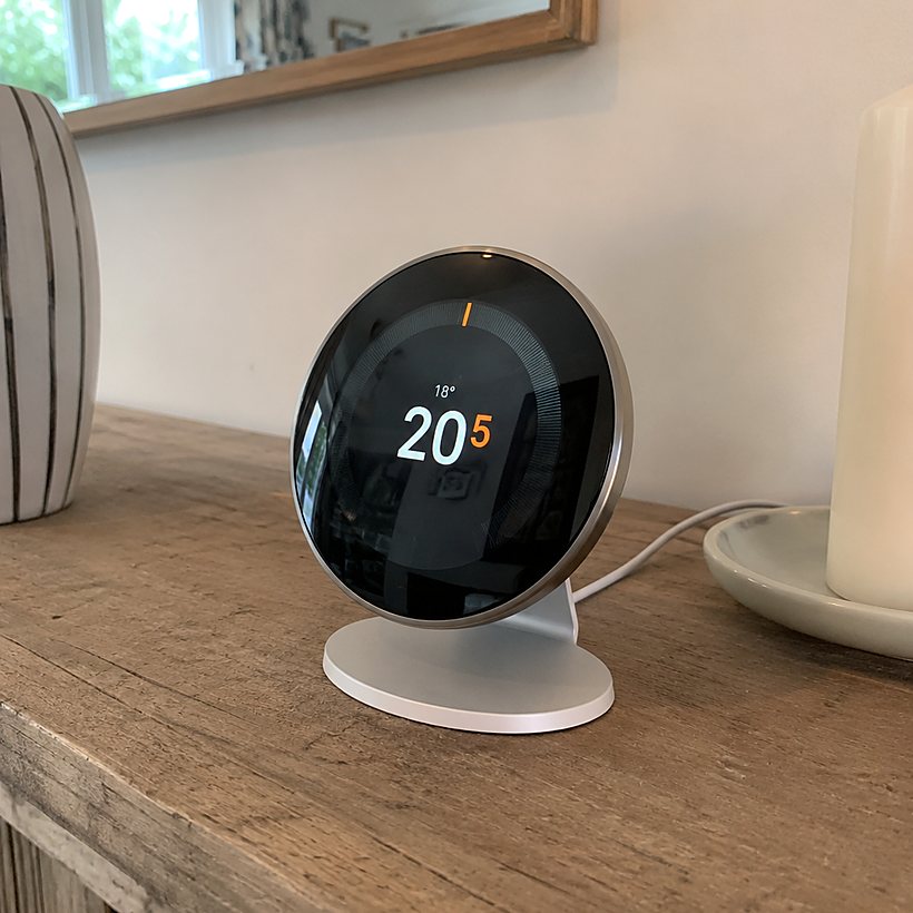 Smart thermostat installed by Yorkshire Green Heating in a Doncaster home
